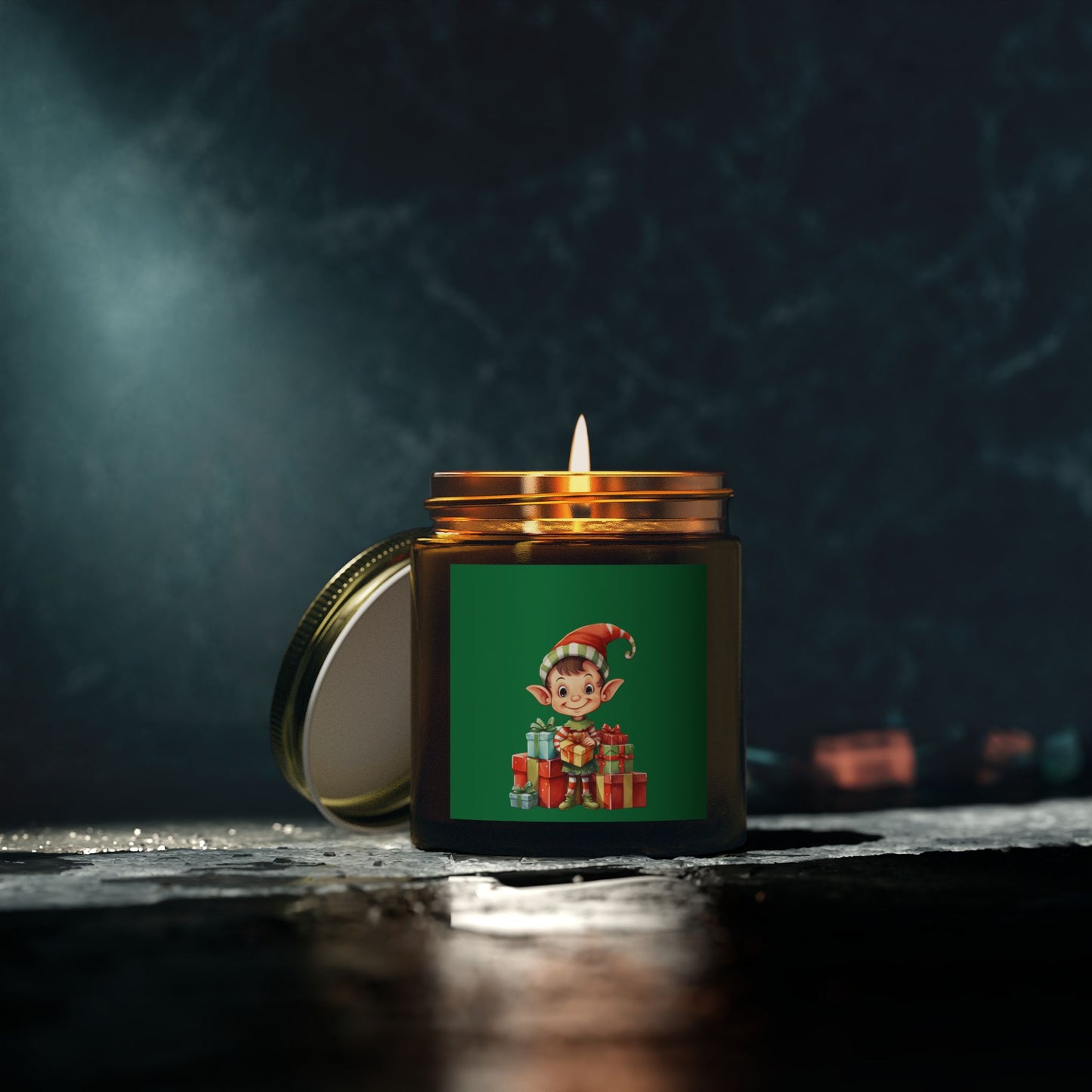 Elf-Themed Scented Candles - Holiday Cheer, Christmas Gift, Home Decor, Cozy Vibes, Aromatherapy