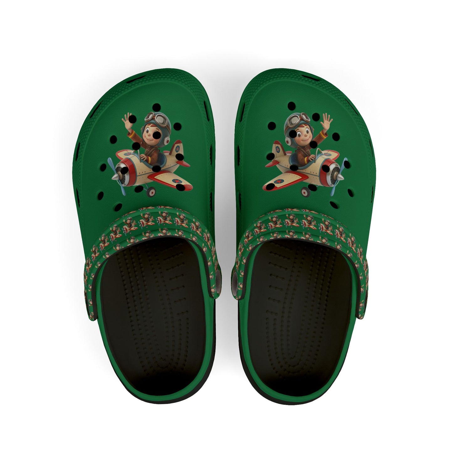 Kid's Fun Foam Clogs - Playful Aviation Theme, Lightweight Slip-On Shoes for Kids, Perfect for Summer Play, Beach Trips, and Outdoor [...]