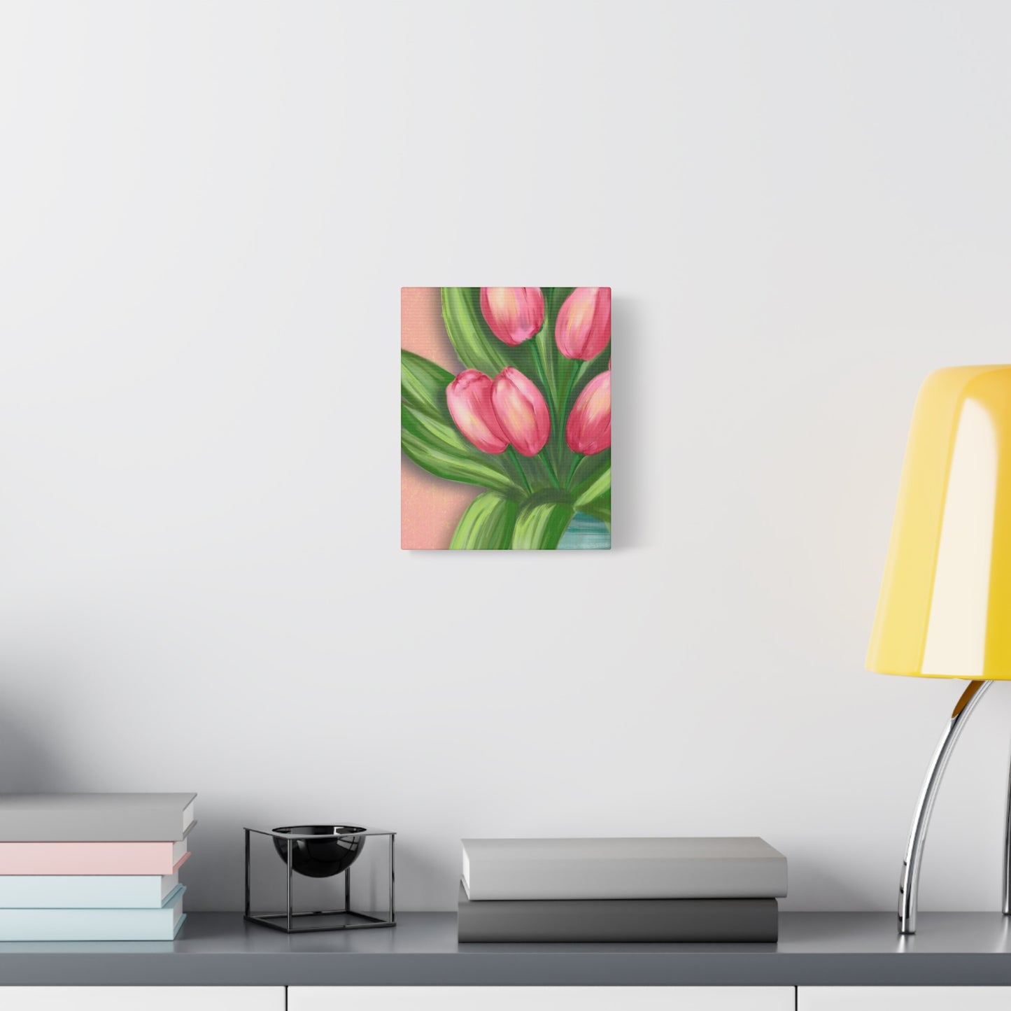 Matte Canvas, Stretched, 1.25" Tulips