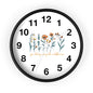 Boho Floral Wall Clock - You Belong Among the Wildflowers, Home Decor, Gift for Nature Lovers, Office Wall Decor, Rustic Style