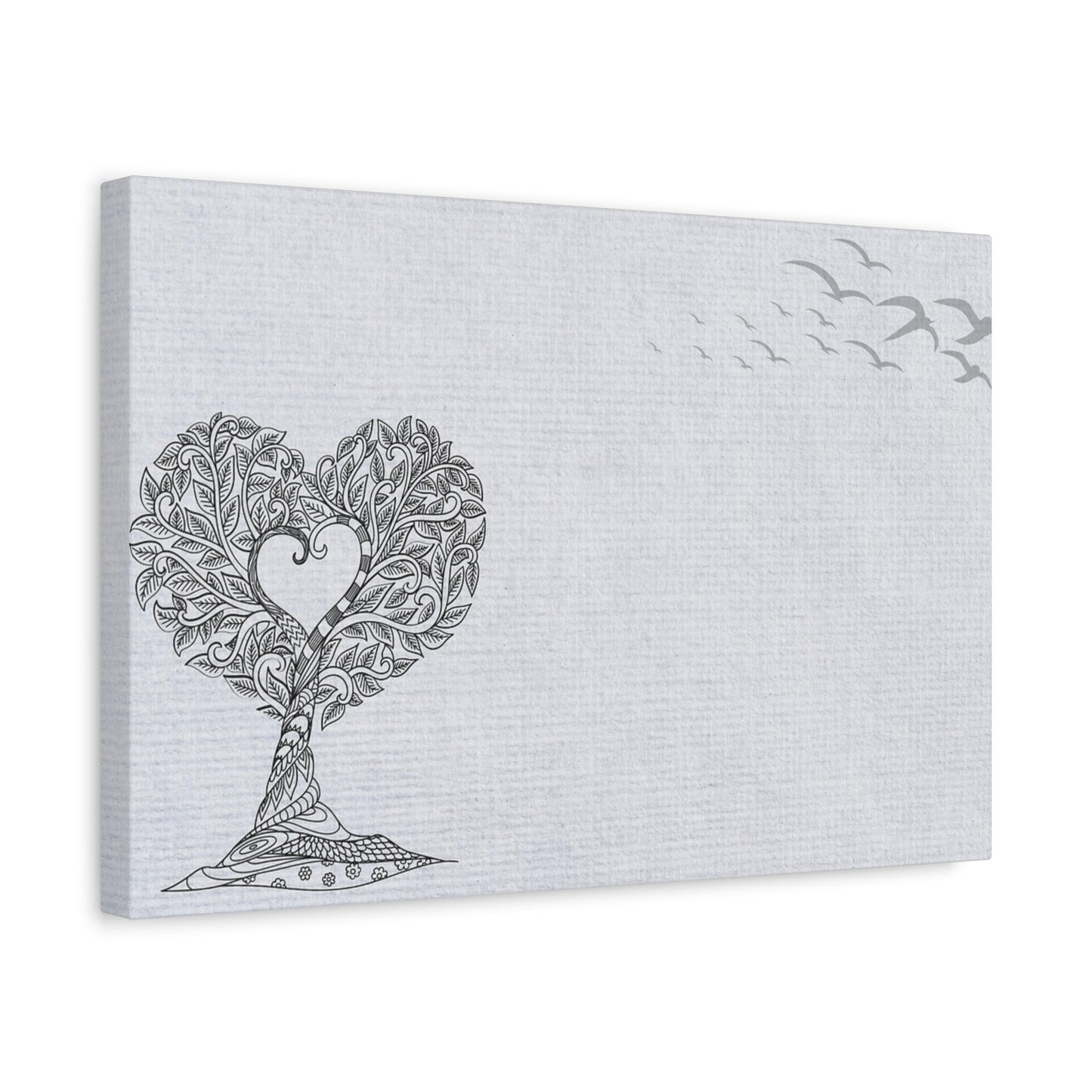 Matte Canvas, Stretched, 1.25" - Heart Tree