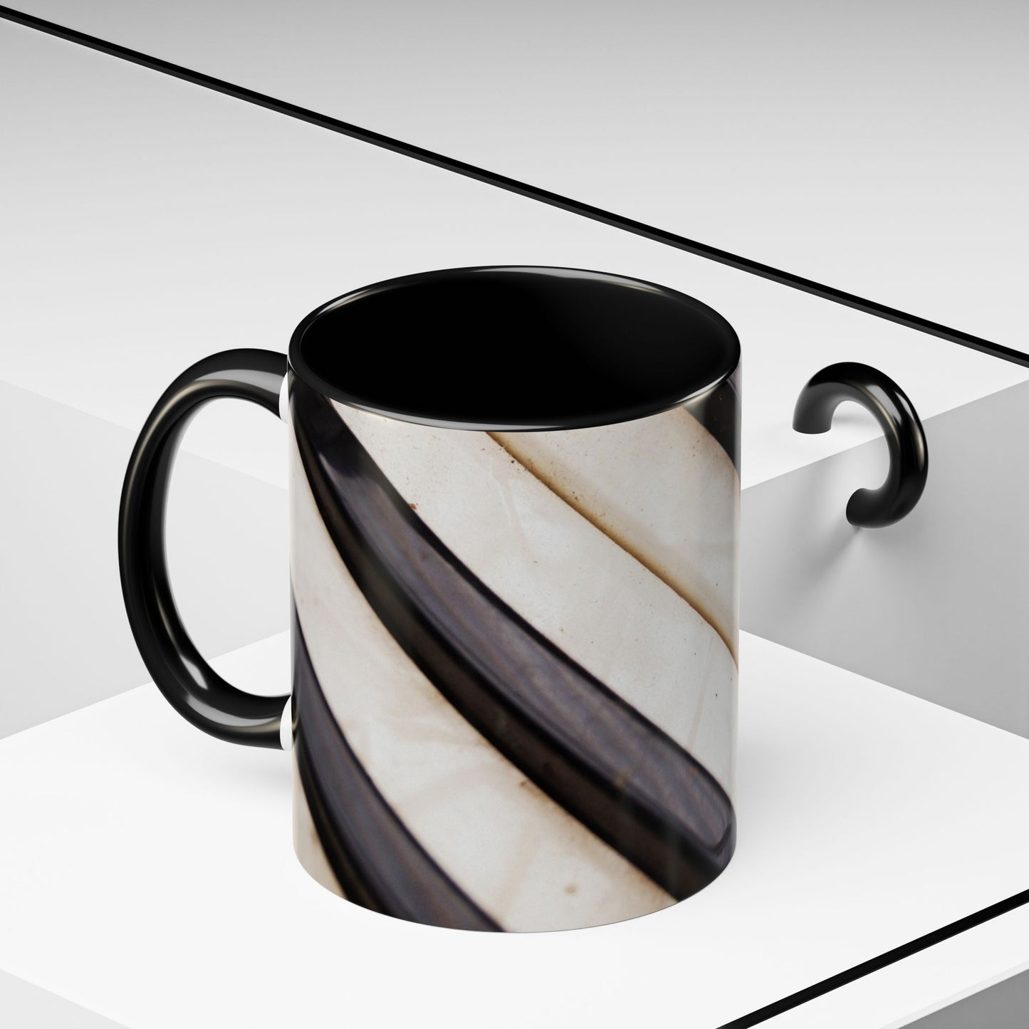 Musical Accent Coffee Mug | Piano Design, Coffee Lover Gift, Musician Mug, Stylish Drinkware, Home & Office Decor