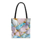 Elegant Geode Tote Bag - Chic Shopping Bag, Stylish Beach Tote