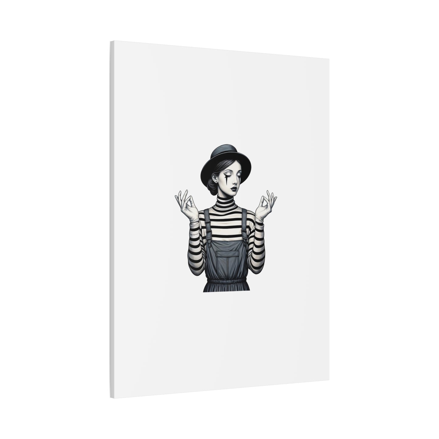 Meditative Striped Canvas Wall Art | Modern Boho Decor, Gift for Art Lovers, Minimalist Home Accent, Gallery Wall Art