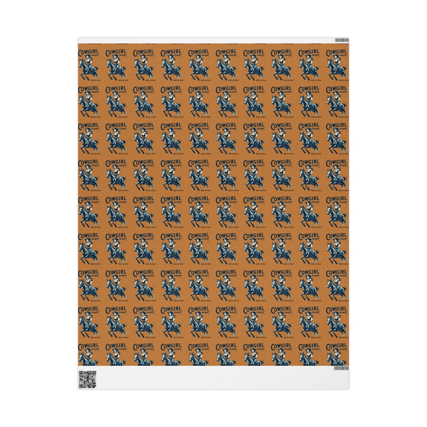 Cowgirl-Themed Wrapping Paper, Perfect for Birthdays, Holidays, Gift Wrapping, Western Parties, Unique Cowgirl Gifts