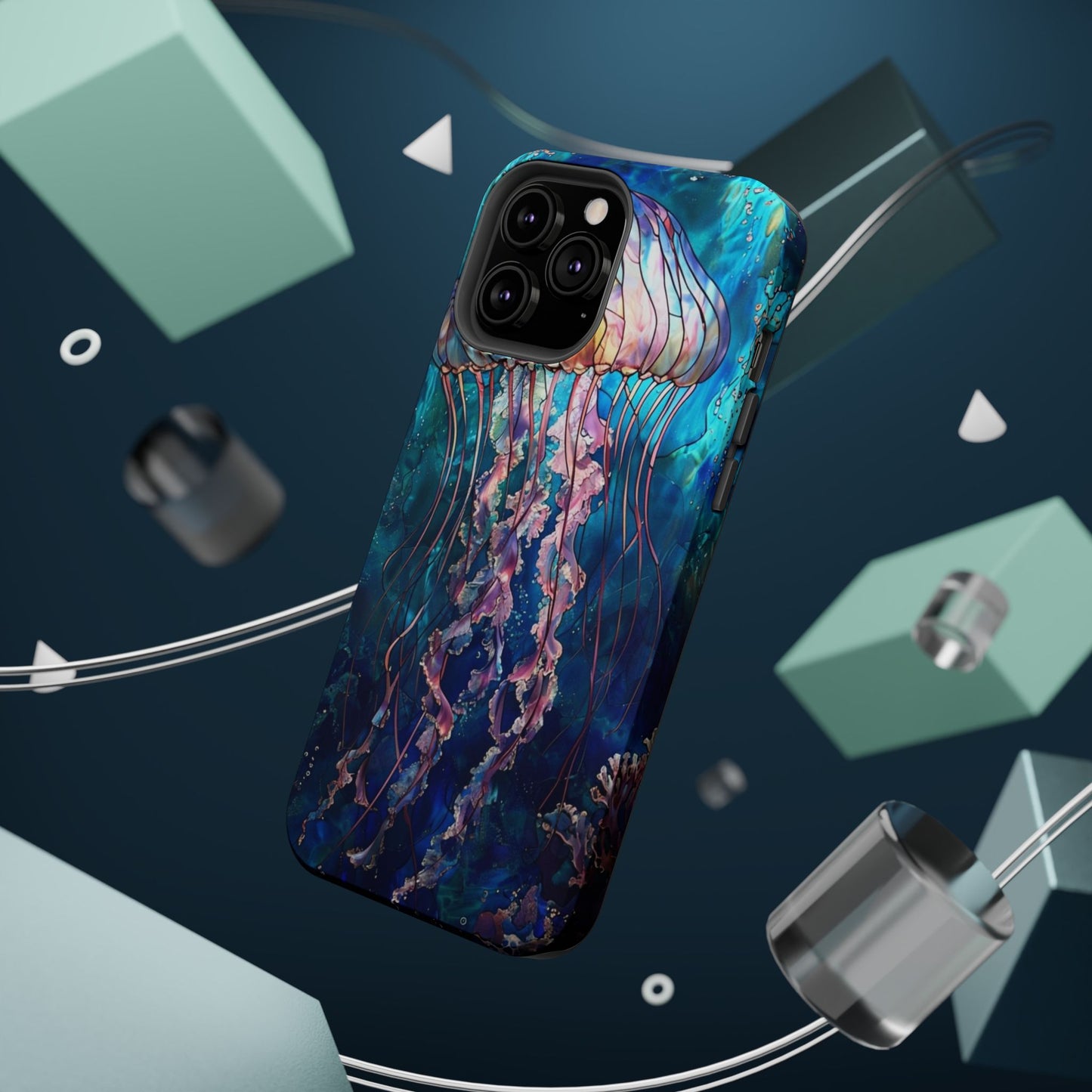 Jellyfish Ocean Magnetic Impact Phone Case