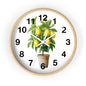 Lemon Tree Wall Clock, Brighten Your Home Decor, Gift for Garden Lovers, Kitchen Wall Clock, Unique Home Accent