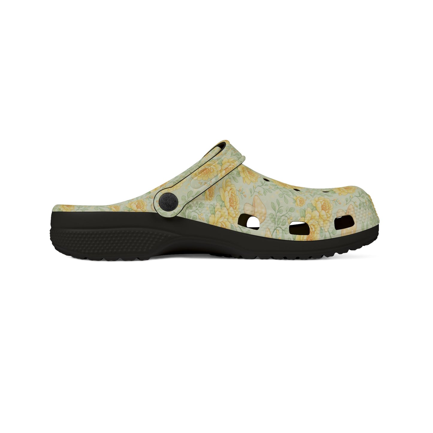 Floral Sunflower Clogs — Lightweight EVA Garden Shoes