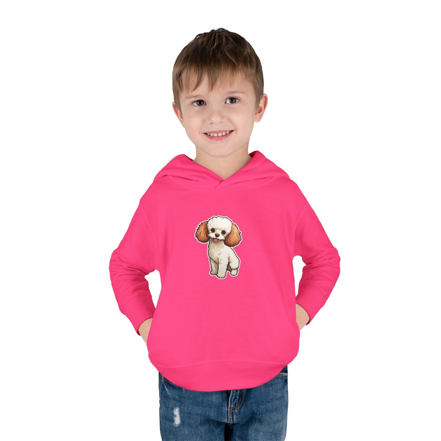 Adorable Toddler Pullover Fleece Hoodie with Cute Puppy Design, Cozy Kids Hoodie, Gift for Toddlers, Warm Winter Wear, Birthday Gift, [...]