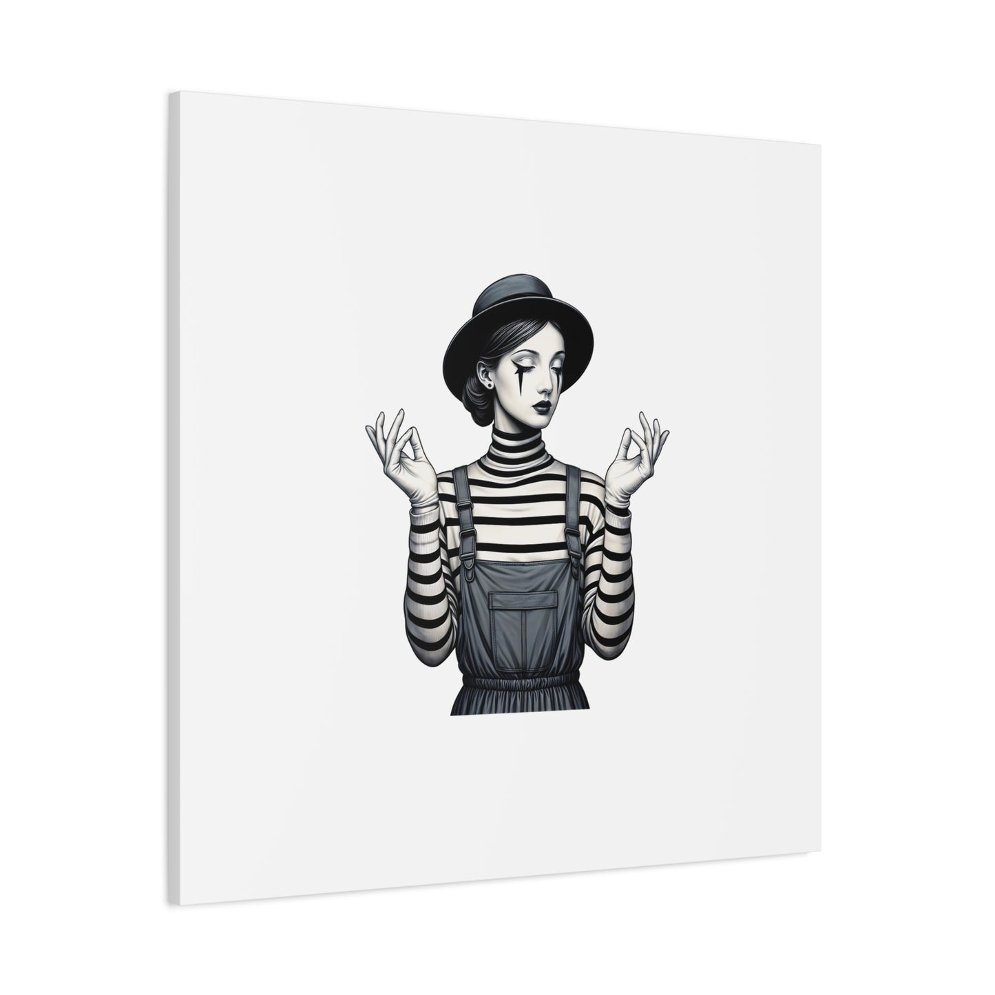 Meditative Striped Canvas Wall Art | Modern Boho Decor, Gift for Art Lovers, Minimalist Home Accent, Gallery Wall Art