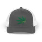 Cannabis Leaf Snapback Trucker Cap | Stylish Hat for Weed Enthusiasts | Perfect for Festivals, Parties, Gifts, and Outdoor Adventures