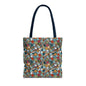 Chic Patterned Tote Bag, Eco-Friendly Shopping Tote, Colorful Beach Bag, Stylish Everyday Carryall, Unique Gift Idea