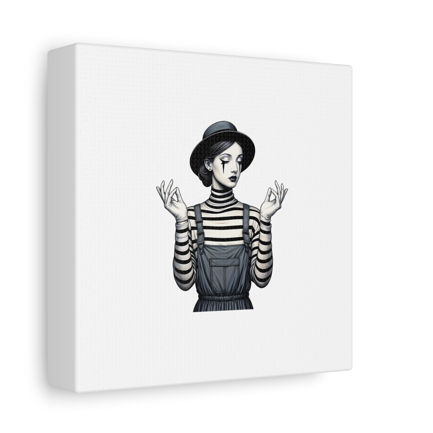 Meditative Striped Canvas Wall Art | Modern Boho Decor, Gift for Art Lovers, Minimalist Home Accent, Gallery Wall Art