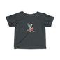 Colorful Letter Y Infant Tee, Cute Baby Shirt, Toddler Apparel, Gifts for New Parents, Baby Shower, Playdate Outfit