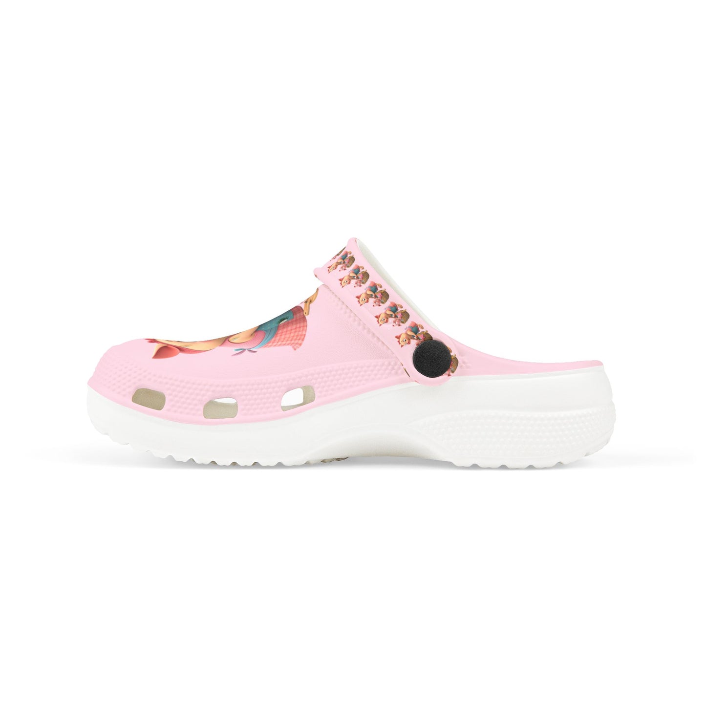 Kids Pink Piglet Clogs — Cute Farm Animal EVA Foam Shoes
