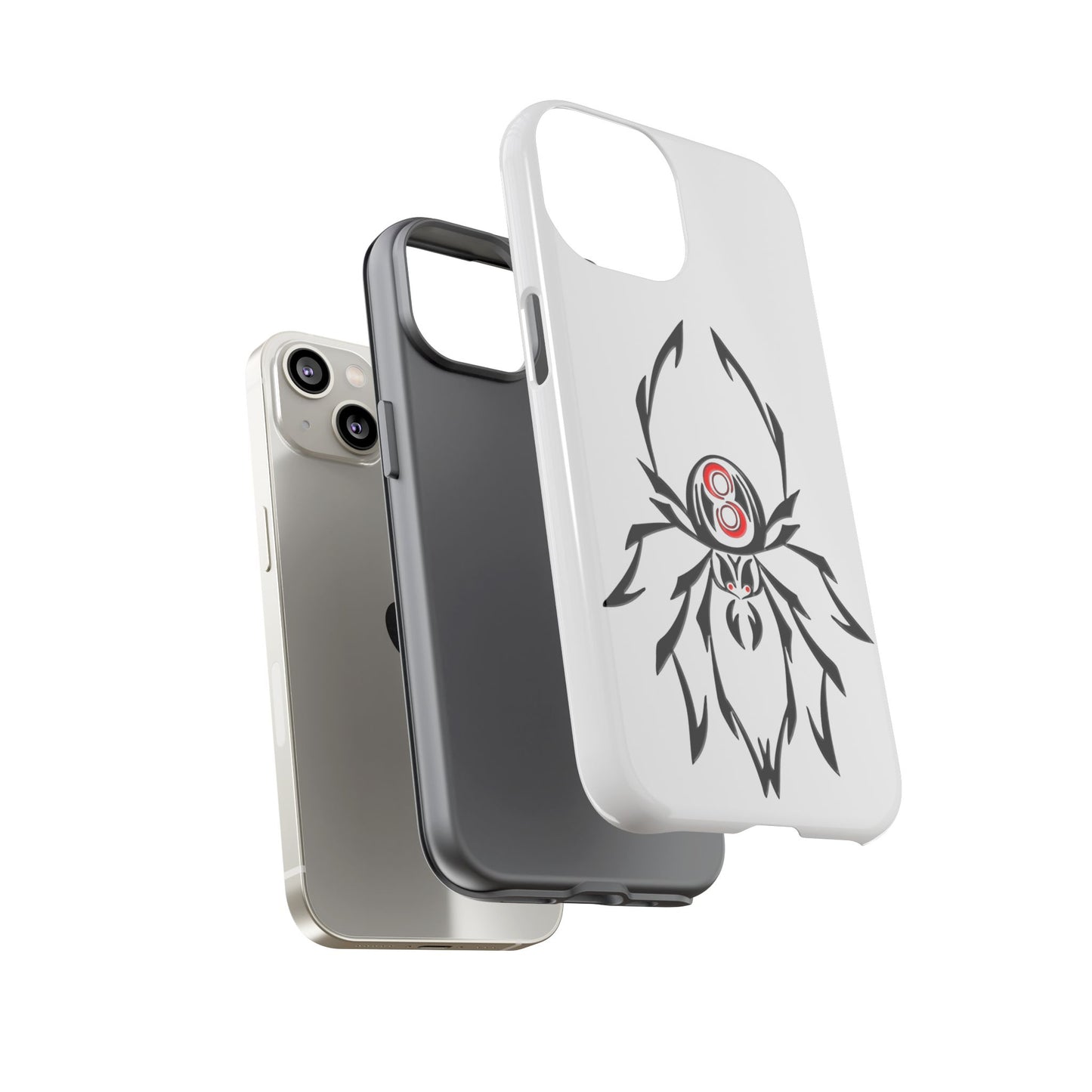 Spider Phone Case, Tough Cases, Stylish Accessory, Gift for Teens, Unique Design, Halloween Decor