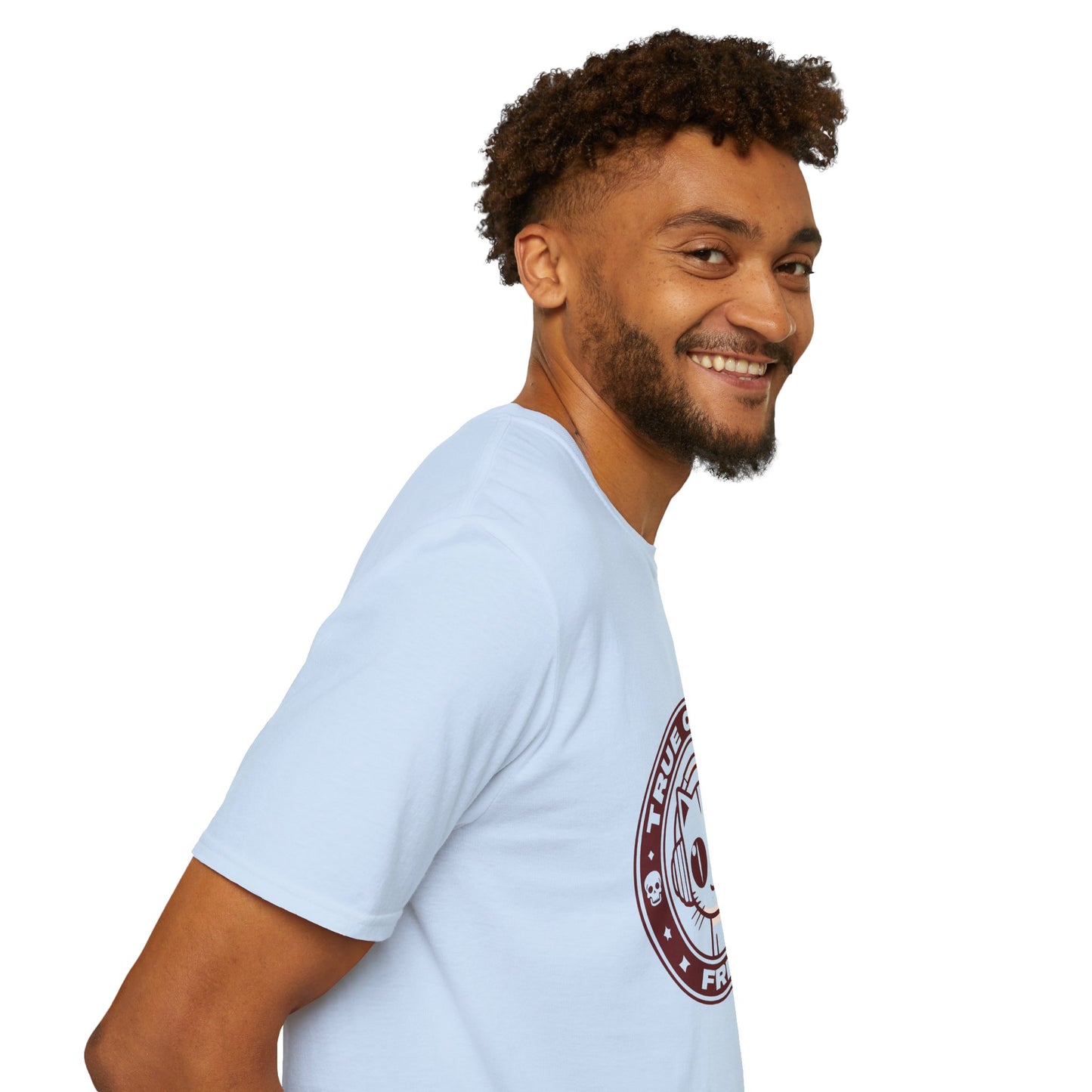 True Crime Freak Cat T-Shirt – Cute Kitty Badge Tee for True Crime Fans