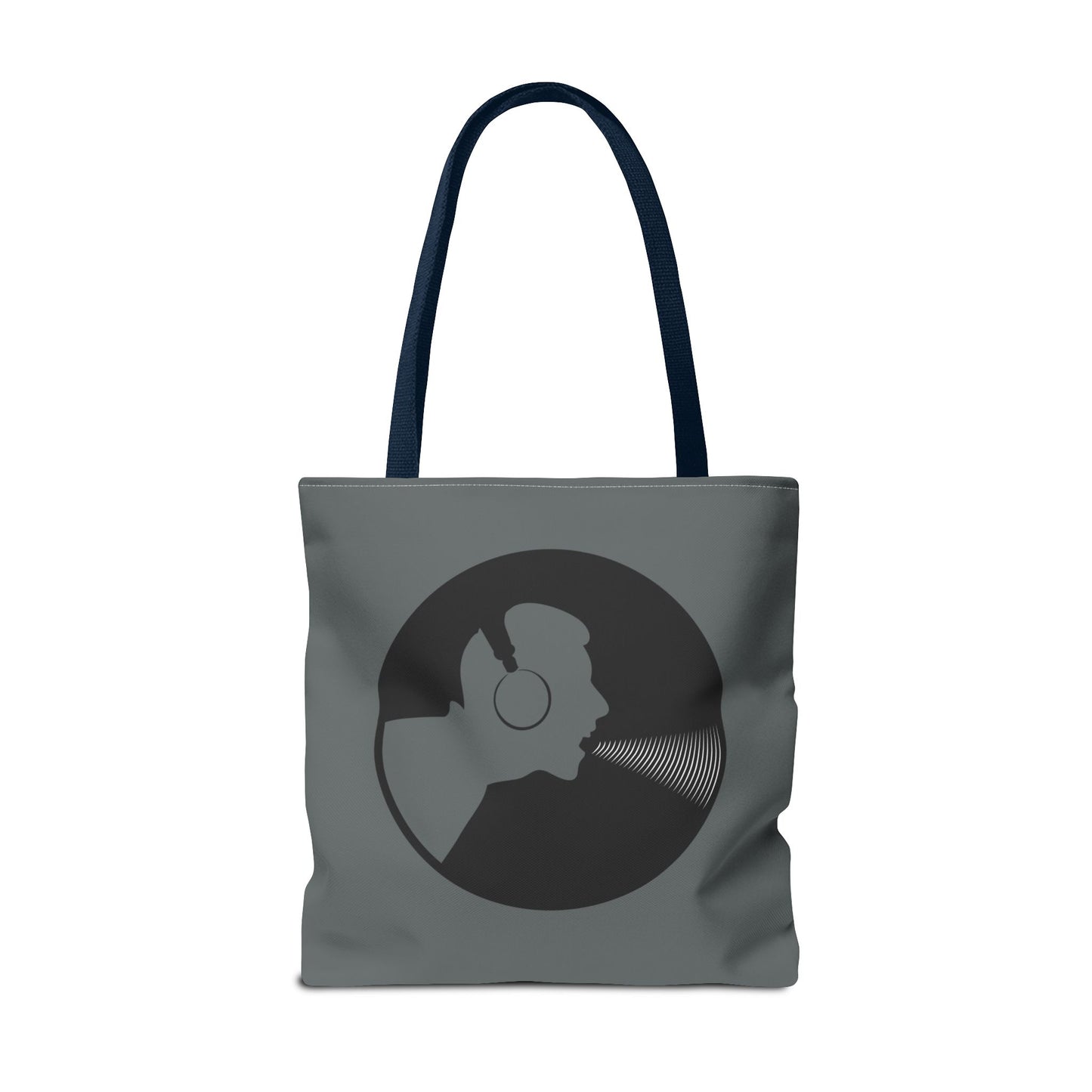 Music Lover's Tote Bag, Stylish Bag for Vinyl Enthusiasts, Gift for Music Lovers, Unique Shopping Tote, Record Player Accessory