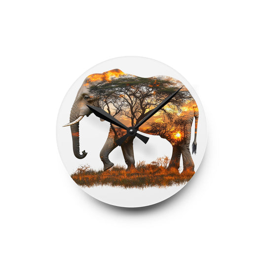 Nature-Inspired Elephant Acrylic Wall Clock | Wildlife Decor | Unique Gift for Animal Lovers | Home & Office Wall Art, Eco-Friendly [...]