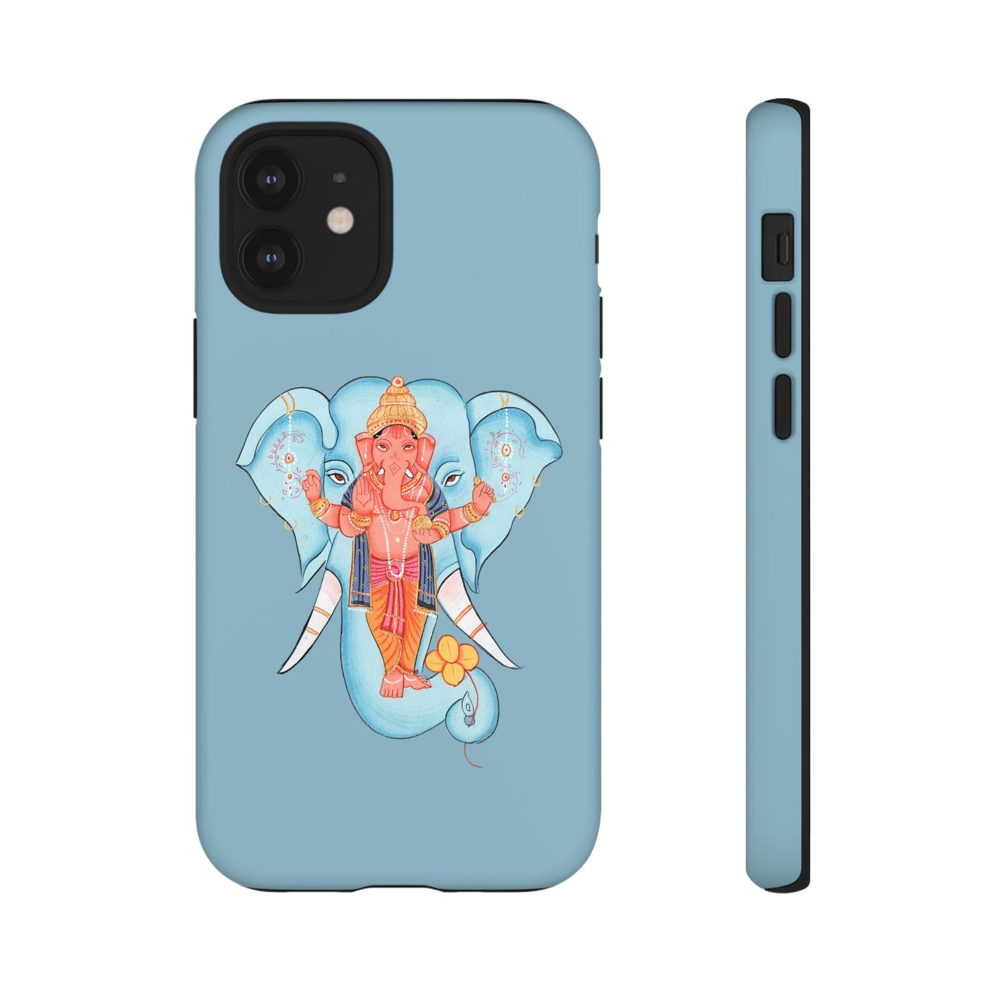Tough Cases: Ganesh-Inspired Phone Case, Bohemian Phone Cover, Hindu Art Accessory, Festival Gift, Protective Phone Shell