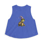 Turtle Wizard Crop Top — Cute Magical Turtle Graphic Tank