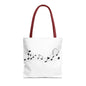 Musical Notes Tote Bag | Perfect for Music Lovers, Eco-Friendly Shopping