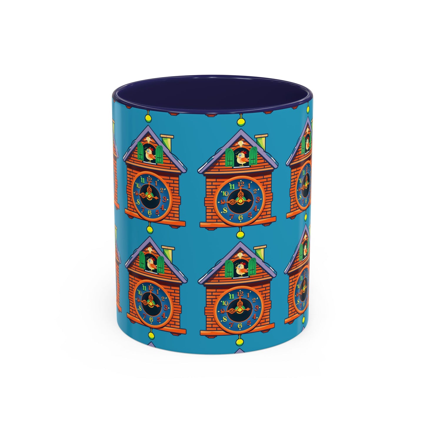 Whimsical Clock House Coffee Mug Unique Gift for Home Decor