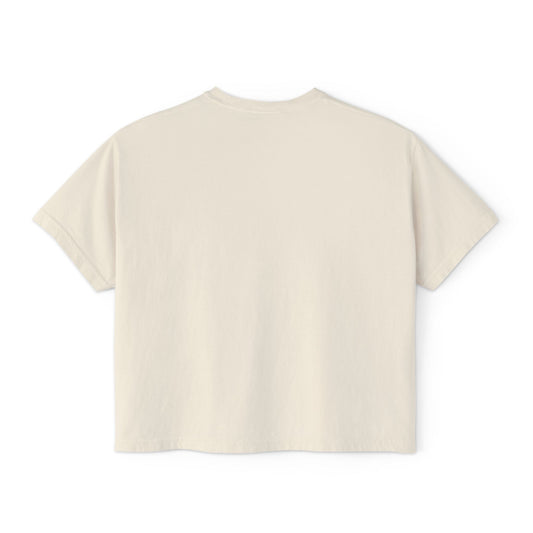Best Dog Mom Boxy Tee - Golden retriever