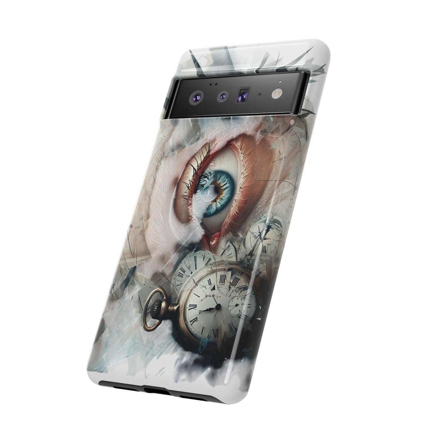Artistic Eye Phone Case, Unique Smartphone Cover, Whimsical Gift for Art Lovers, Trendy Tech Accessory, Birthday Present, Holiday Gift