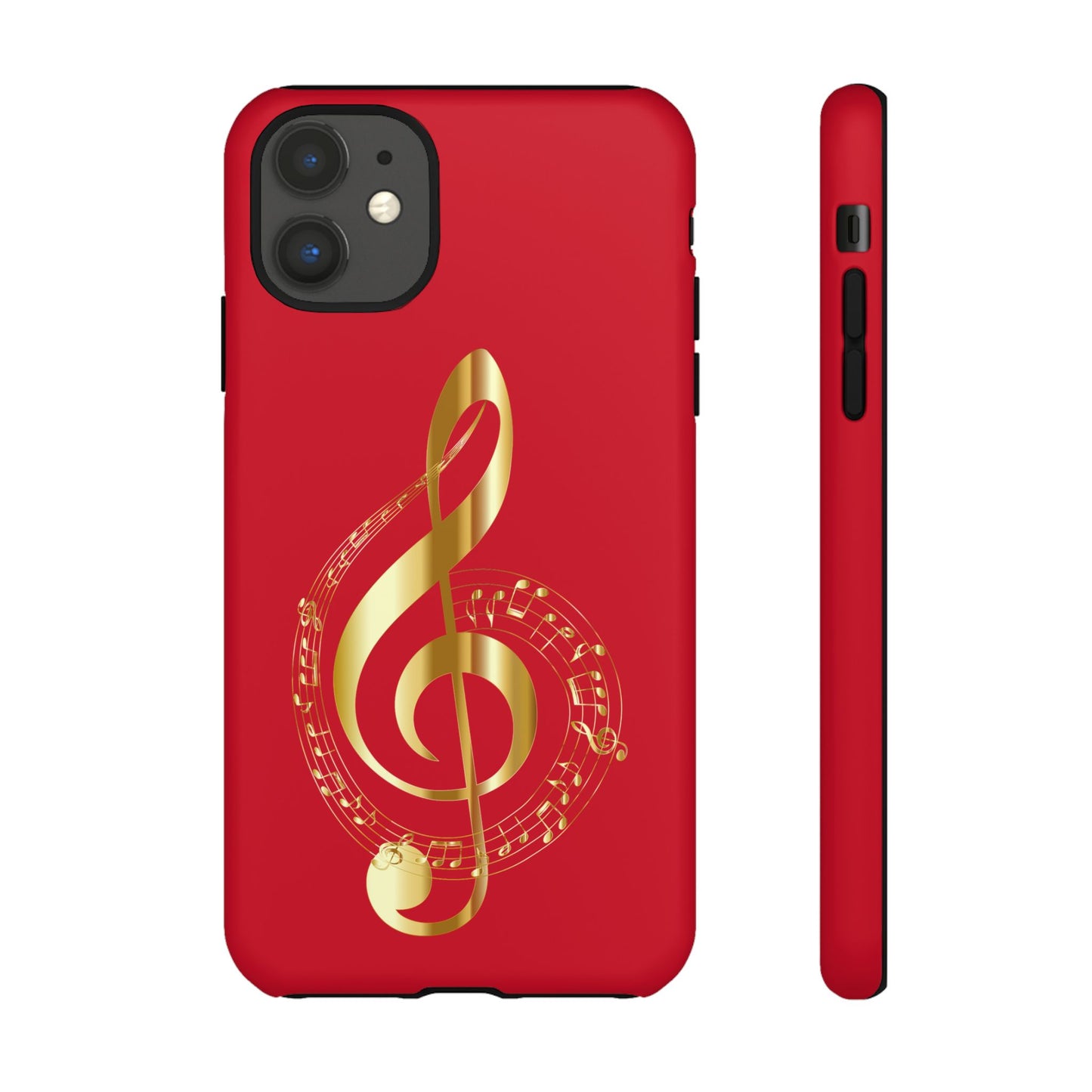 Tough Cases - Red Musical Note