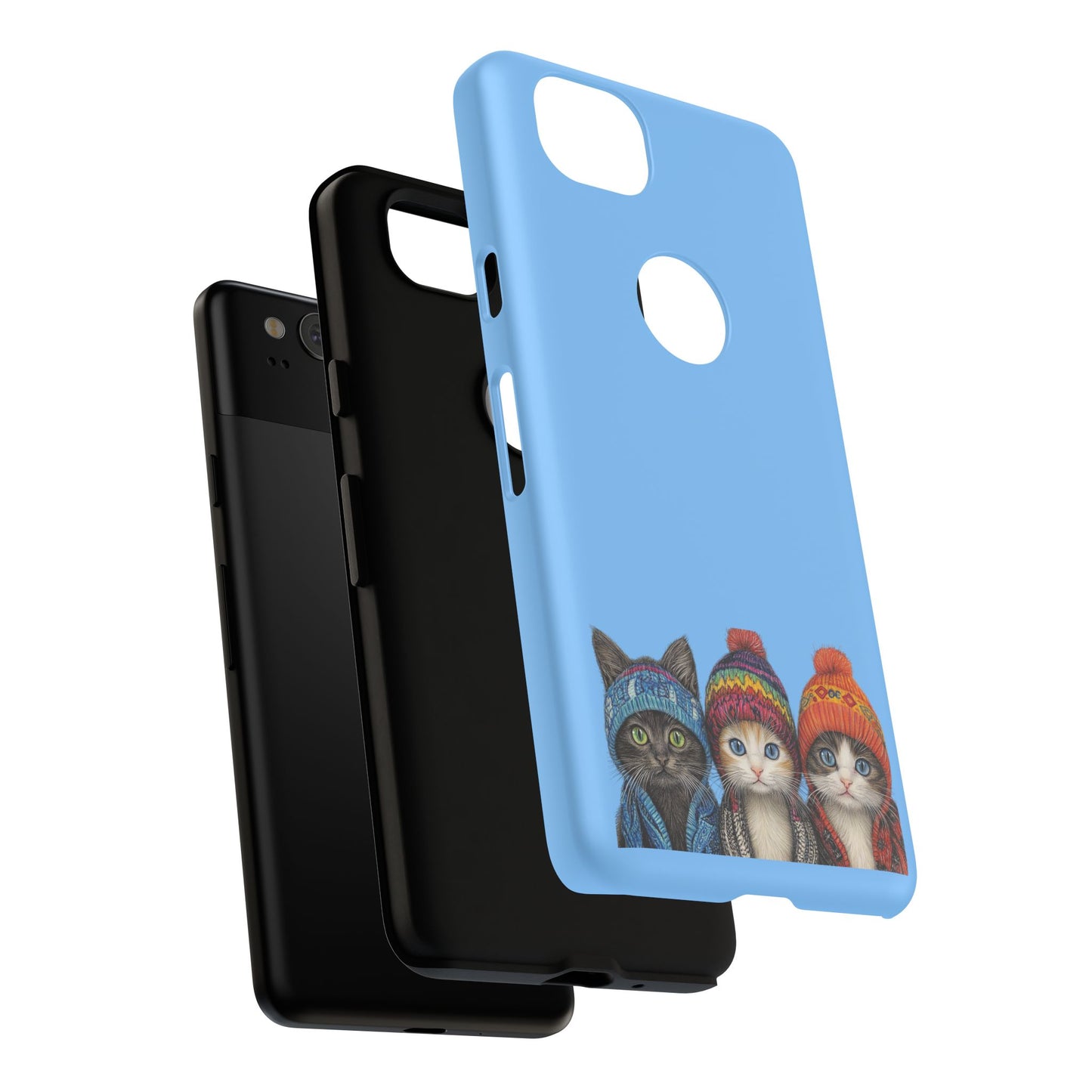 Cat-Themed Phone Case, Cute Cat Cases for Cat Lovers, Gifts for Cat Owners, Fun Cat Accessories, Holiday Present for Pet Lovers