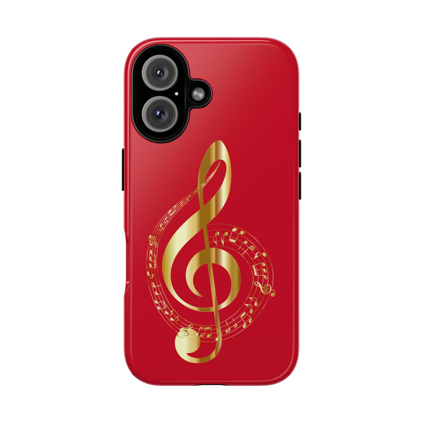 Tough Cases - Red Musical Note