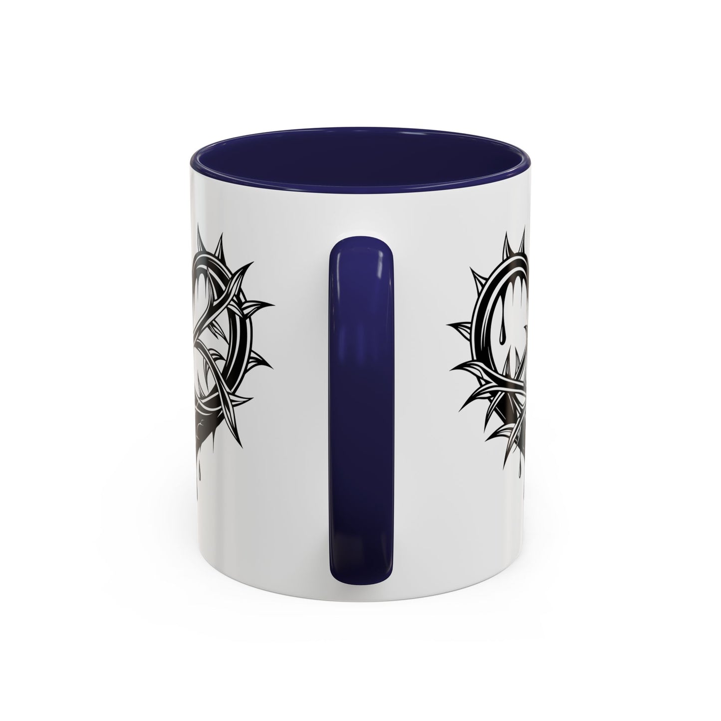 Gothic Heart Mug, Unique Art Coffee Cup for Gifting, Gothic Home Decor, Perfect for Friends, Gothic Style Drinkware