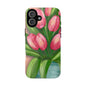 Floral Phone Case with Vibrant Tulips - Tough Cases for Garden Lovers, Spring Gifts, Nature Enthusiasts, Unique Gadget Accessories, [...]