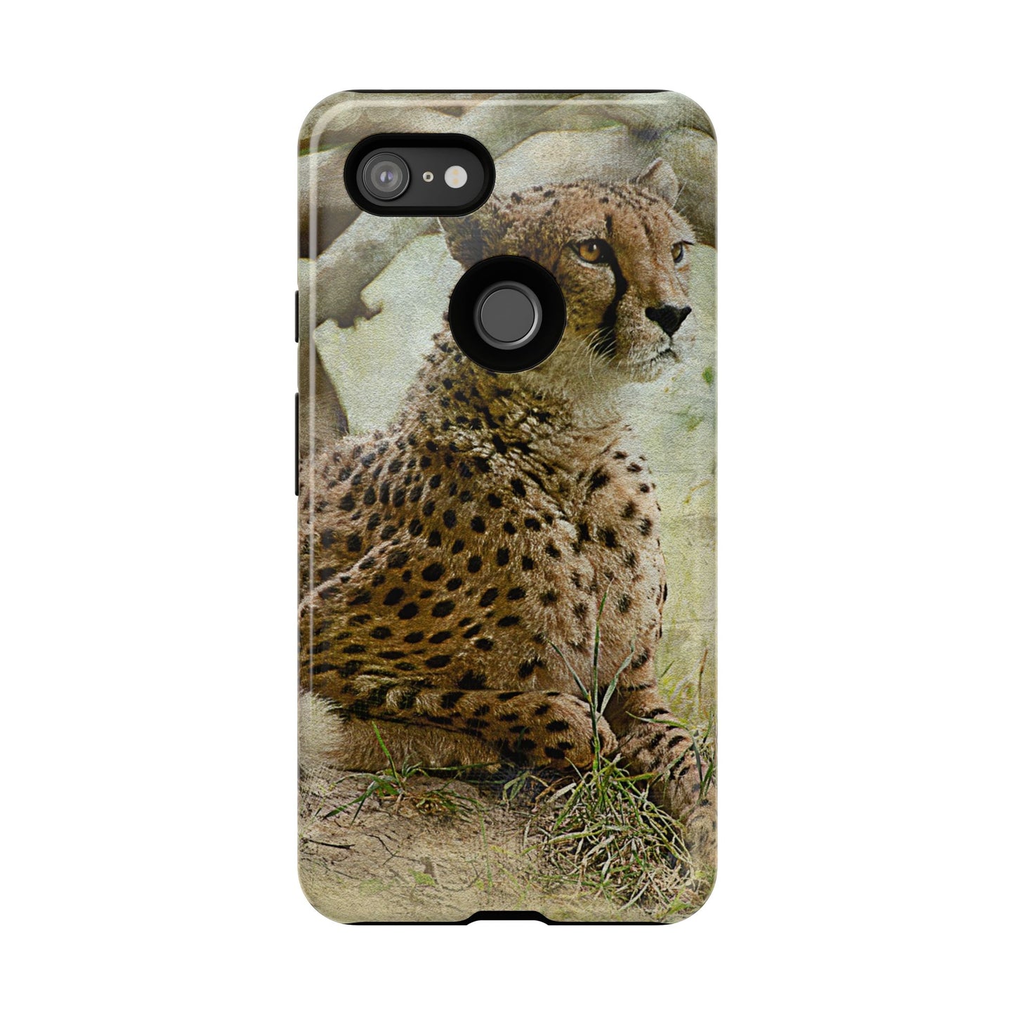 Cheetah Phone Case, Tough Cases, Animal Lover Gift, Wildlife Protection, Eco-Friendly Mobile Cover, Unique Phone Accessory