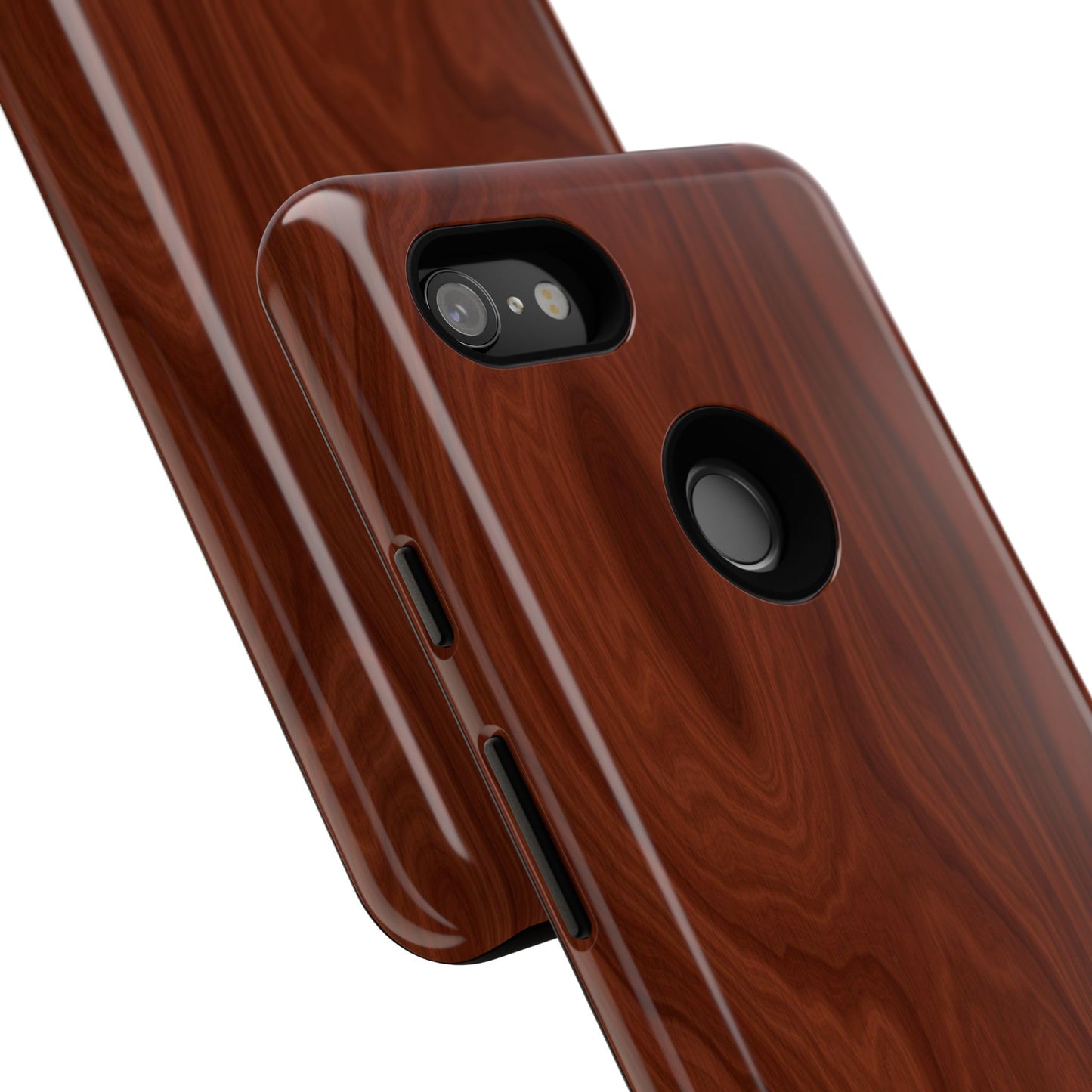 Wood Grain Phone Case, Stylish Tough Cases, Nature-Inspired Protective Cover, Unique Gifts for Him and Her, Eco-Friendly Tech Accessory