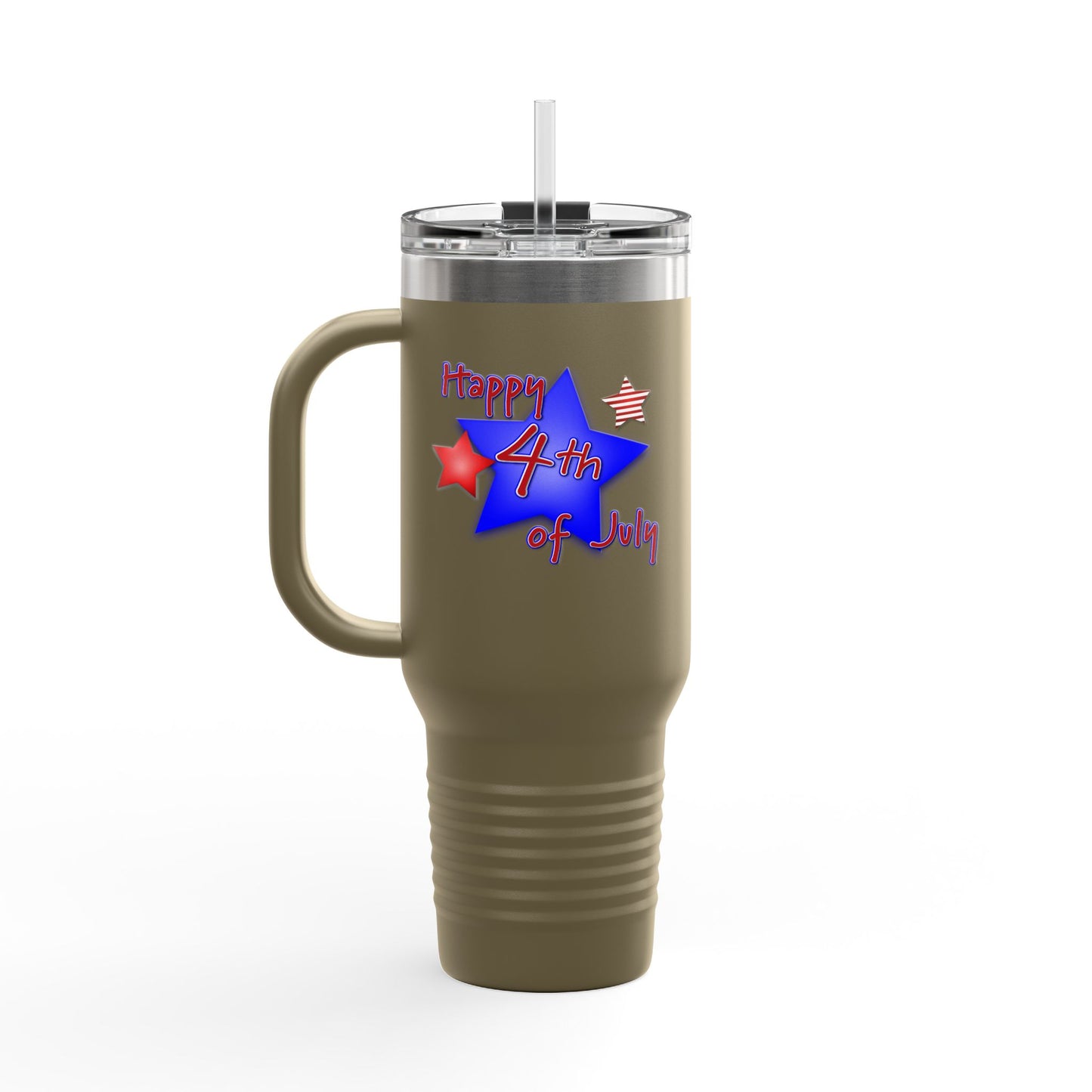 Insulated Travel Mug, 40oz Patriotic
