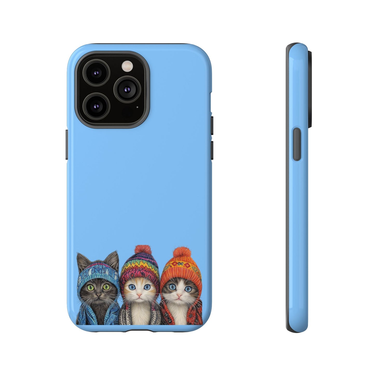 Cat-Themed Phone Case, Cute Cat Cases for Cat Lovers, Gifts for Cat Owners, Fun Cat Accessories, Holiday Present for Pet Lovers