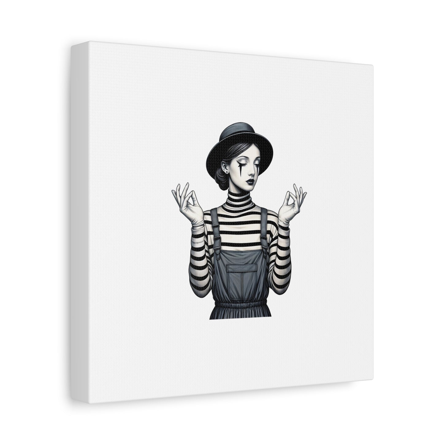 Meditative Striped Canvas Wall Art | Modern Boho Decor, Gift for Art Lovers, Minimalist Home Accent, Gallery Wall Art