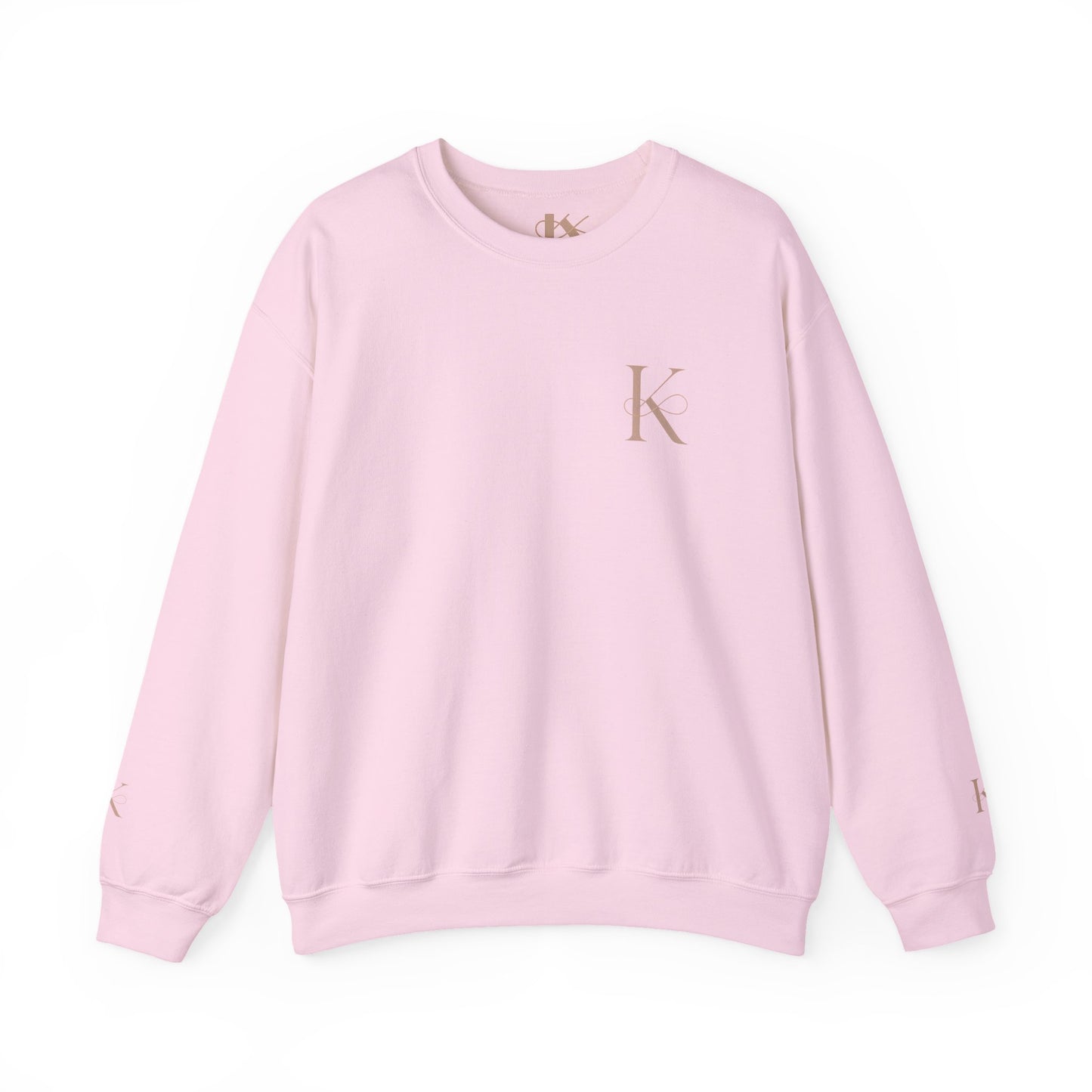 Minimalist Unisex Crewneck Sweatshirt with Initial Charm, Comfortable Lounge Wear, Gift for Him or Her, Casual Style, Everyday Essential