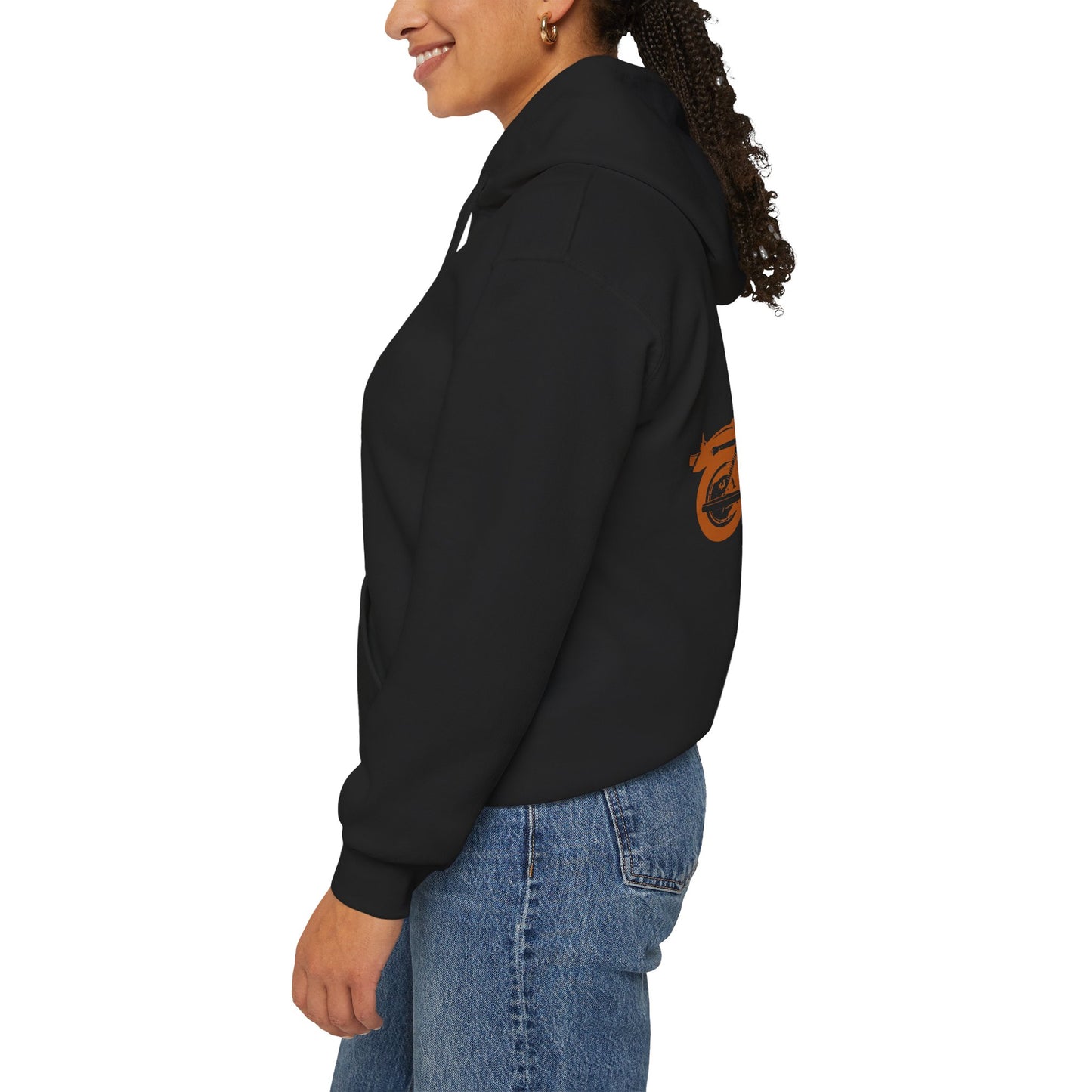 Rebel by Nature Hoodie - Unisex Heavy Blend Sweatshirt for Adventure Lovers