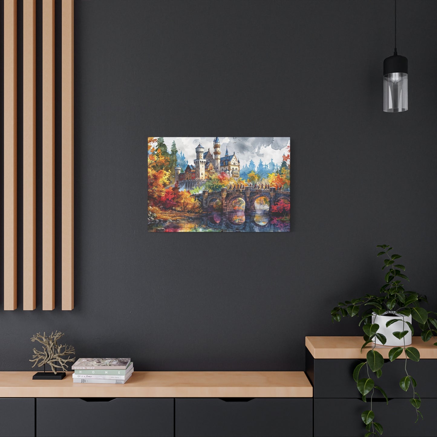 Matte Canvas, Stretched, 1.25" - Castle