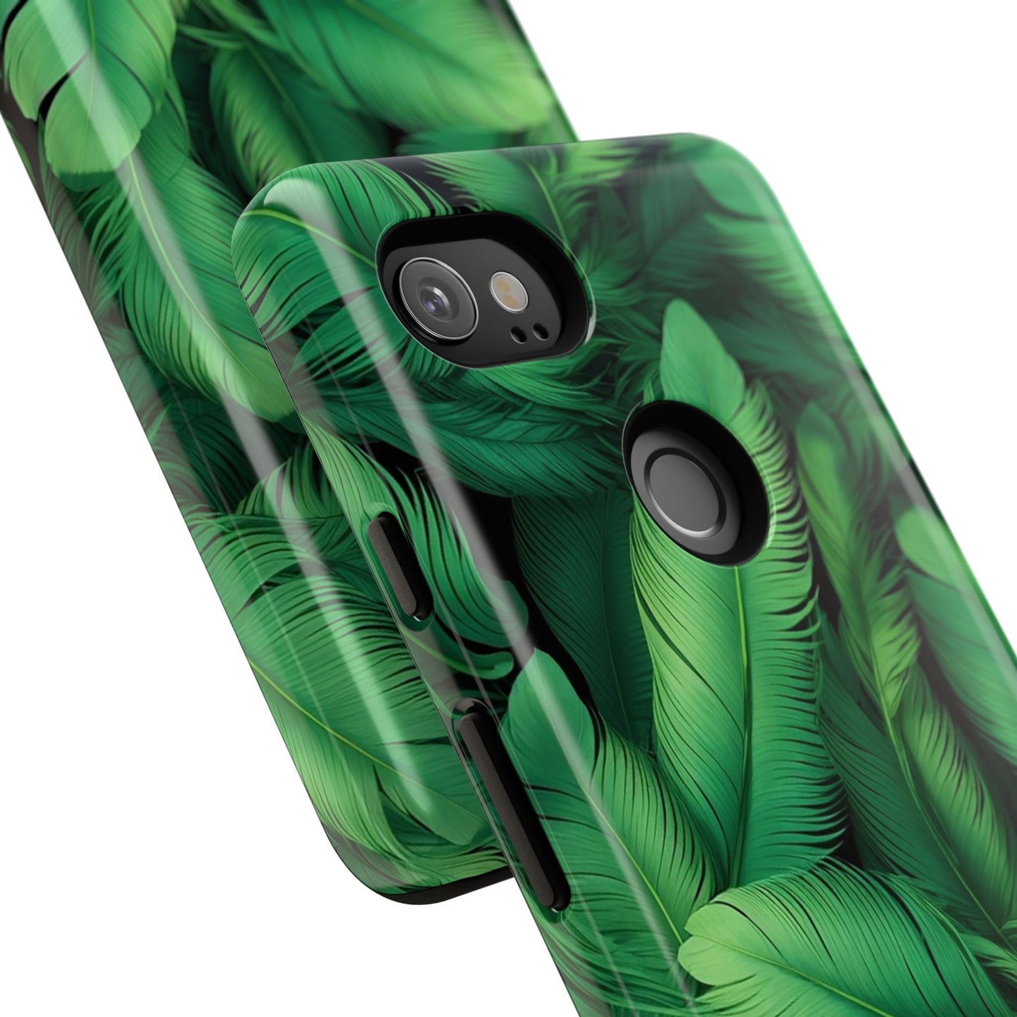 Tough Cases - Tropical Leaf Phone Case, Nature-inspired, Phone Accessory, Gift for Her, Jungle Theme, Eco-Friendly