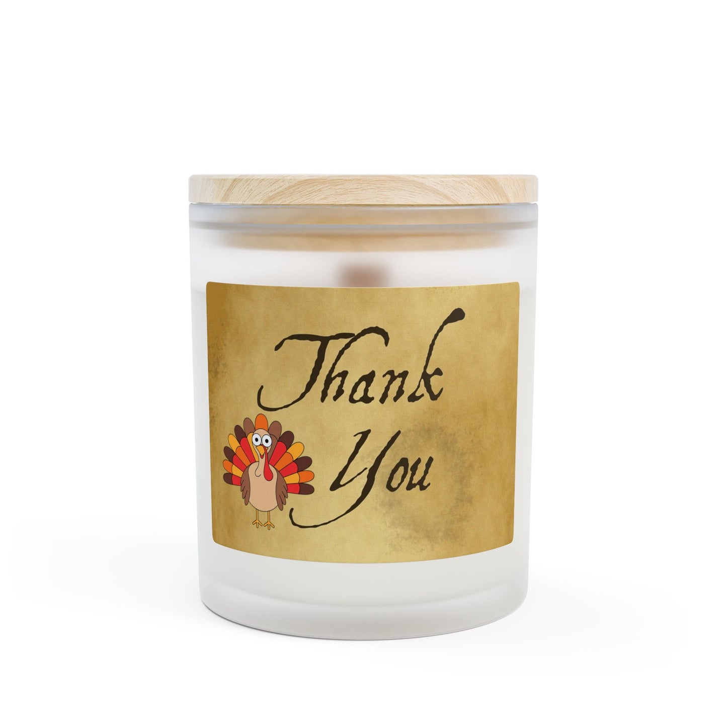Frosted Glass Candle, 11oz