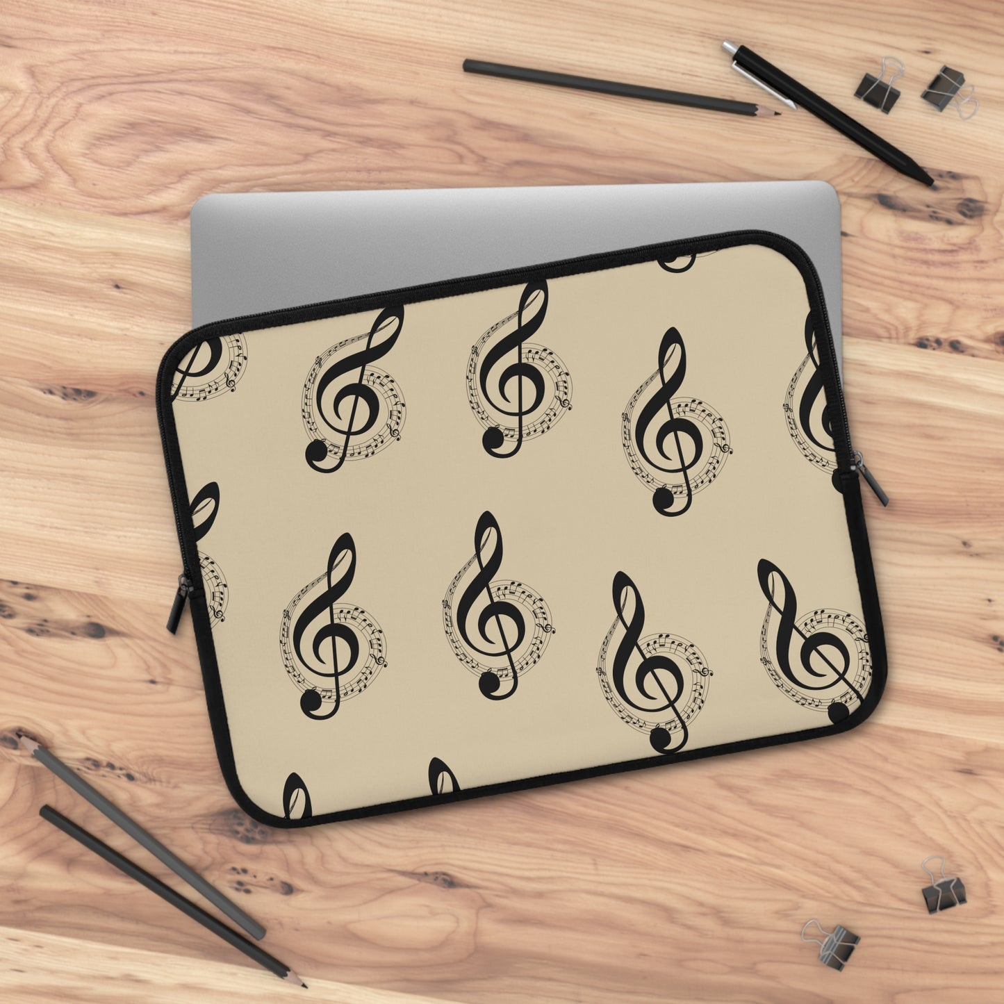 Musical Notes Laptop Sleeve – Stylish Protection for Music Lovers