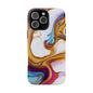 Artistic Phone Case, Tough Cases with Colorful Marble Design