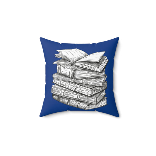 Literary Decor Pillow | Cozy Bookish Throw Pillow, Reading Nook Cushion, Gift for Book Lovers, Home Decor, Soft Textured Pillow