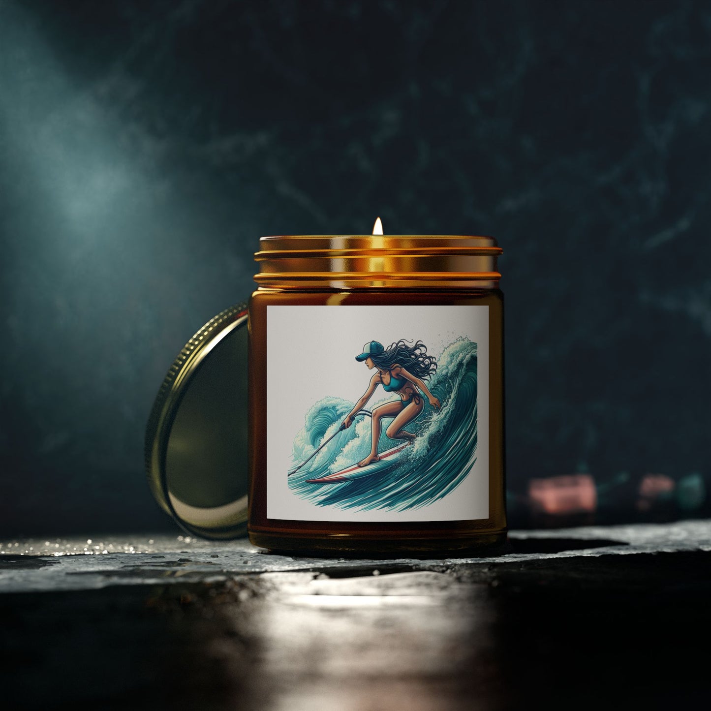 Scented Candles, Coconut Apricot Wax (4oz, 9oz)