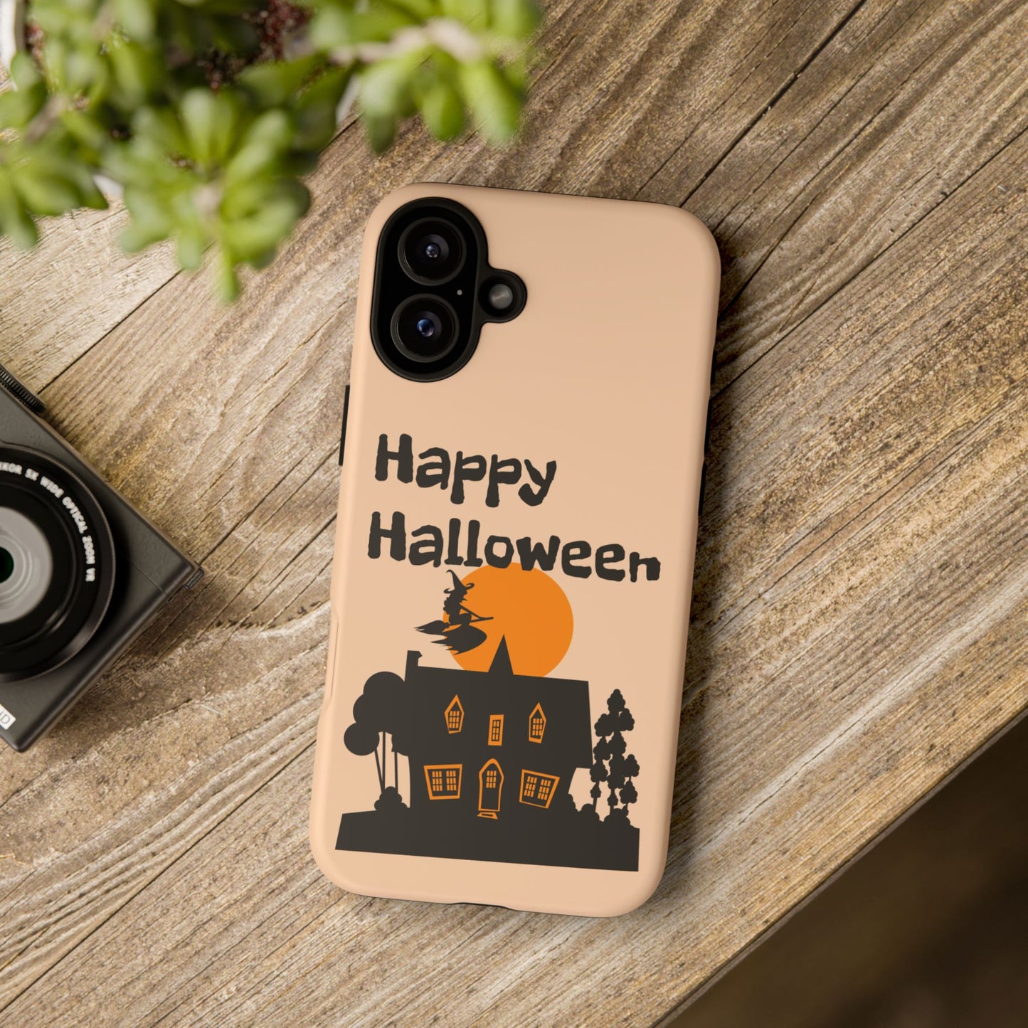 Halloween Phone Case, Spooky Mobile Cover, Tough Case for Phone, Witch Design, Fall Decor, Unique Gift for Halloween