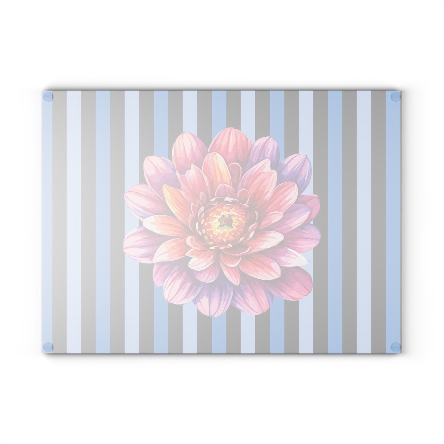 Vibrant Floral Glass Cutting Board, Kitchen Decor, Cooking Gift, Home & Garden, Unique Housewarming Gift